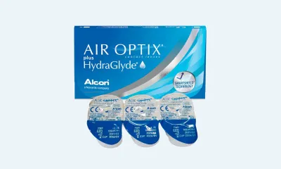 Контактні лінзи Air Optix plus HydraGlyde — фото 2
